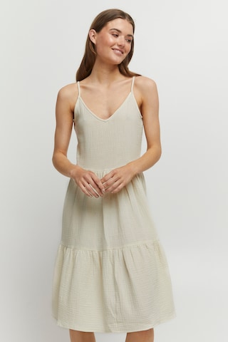 b.young Summer Dress in Beige: front