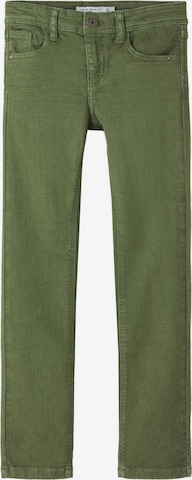 Regular Pantaloni 'Theo' de la NAME IT pe verde: față