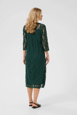 Robe 'Kit' Cream en vert