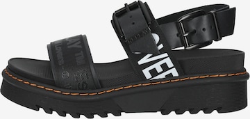 REPLAY Strap Sandals in Black