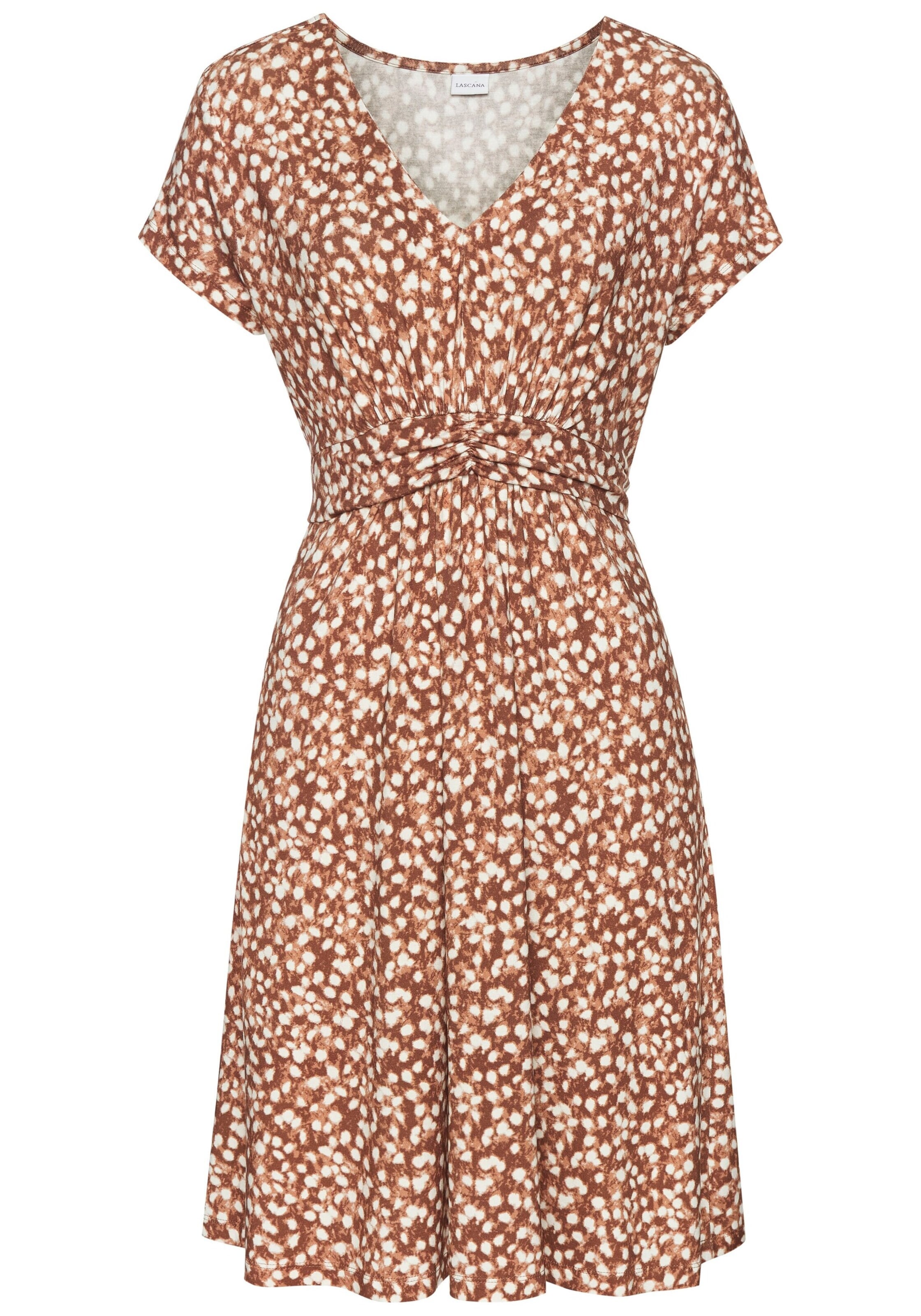 VIVANCE Summer Dress in Brown: front