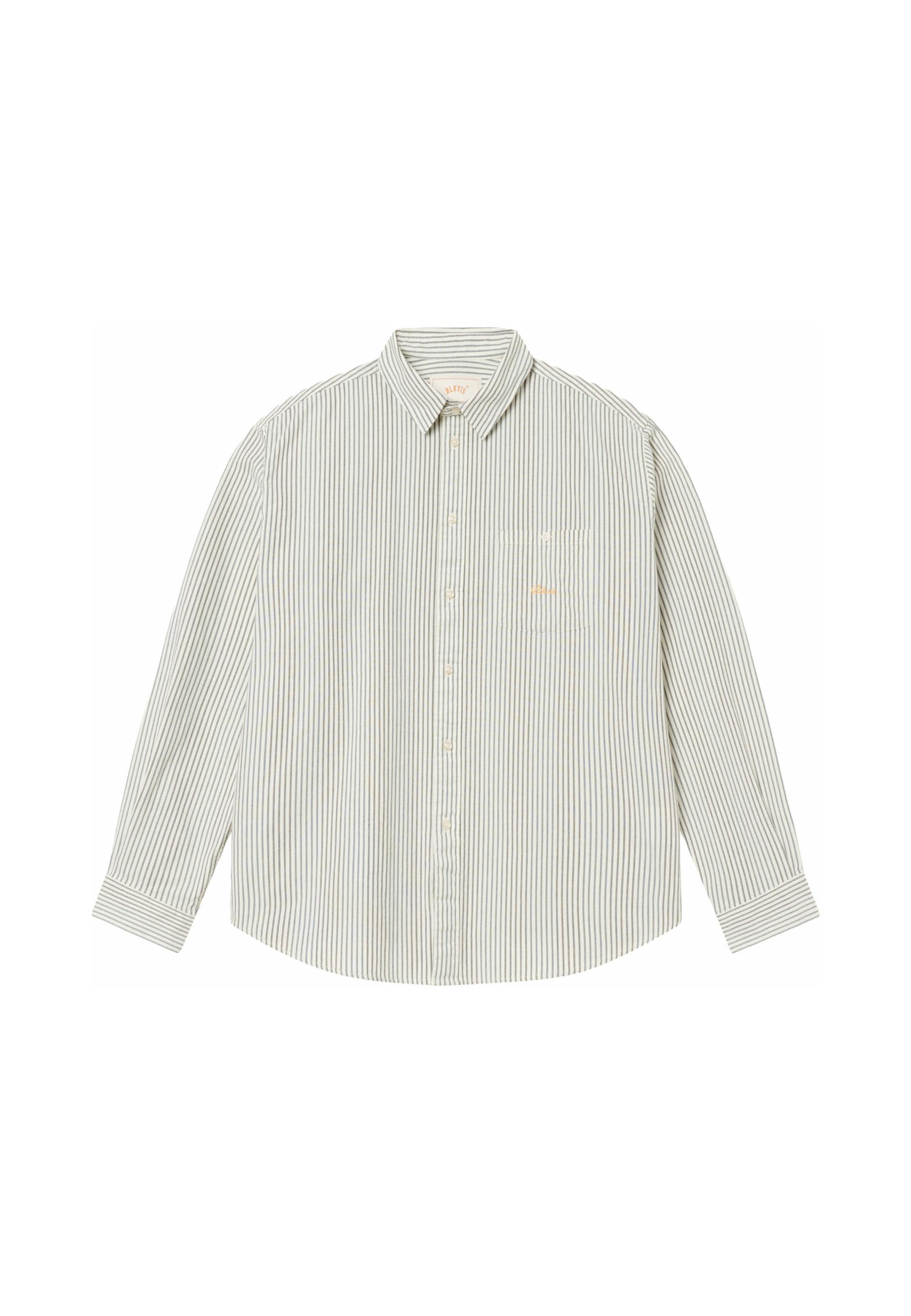 BLKVIS Regular fit Overhemd in Wit: voorkant