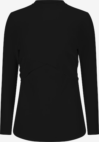 dayê rose Shirt 'Jasmine Still-Longsleeve für Stillzeit & danach' in Black: front