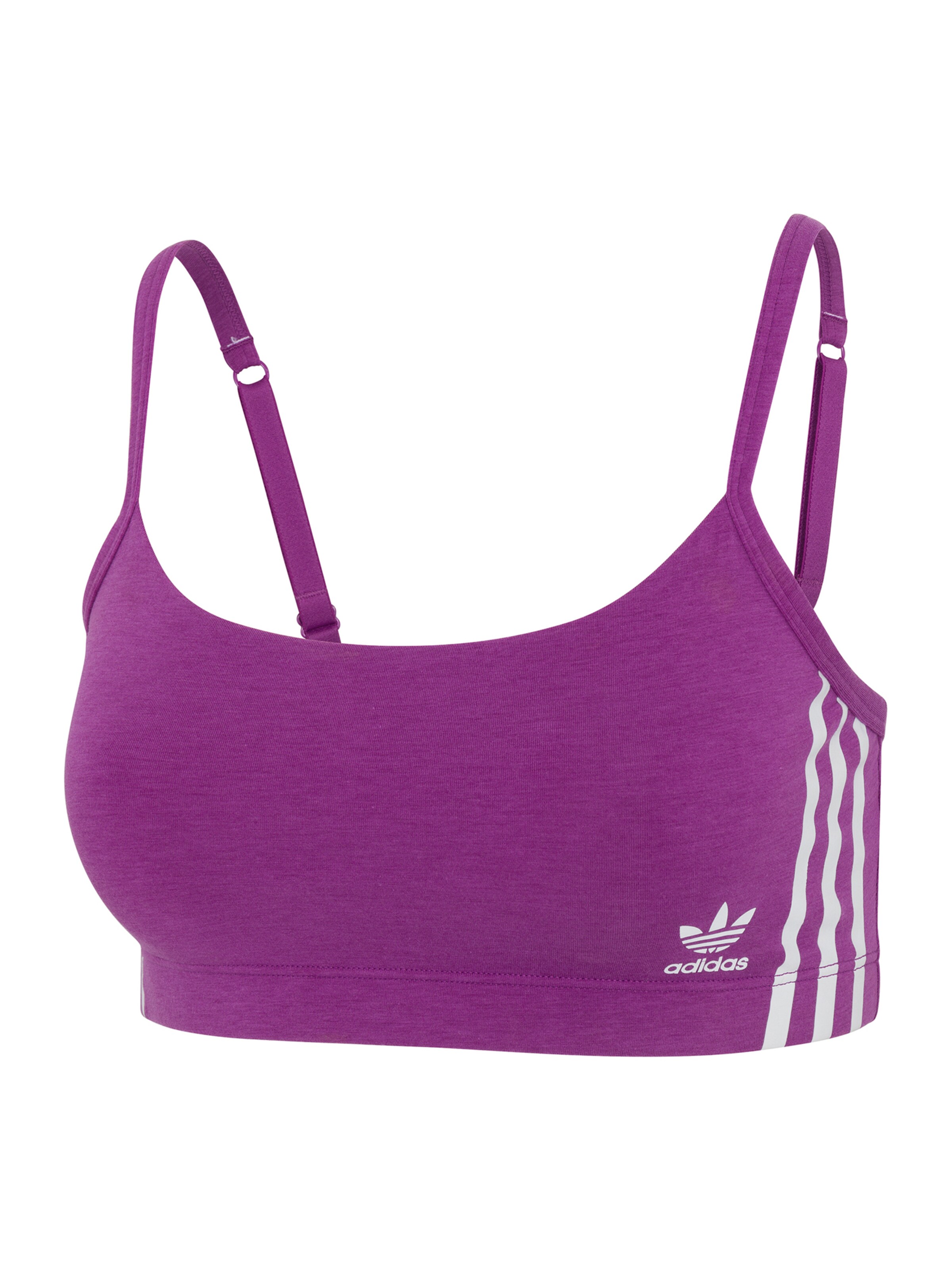 ADIDAS ORIGINALS Bra 'Scoop Originals' in Purple: front
