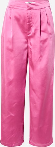 ONLY Loose fit Pleat-Front Pants 'MAYRA' in Pink: front