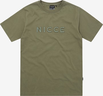 Nicce T-shirt 'MERCURY' i grön: framsida