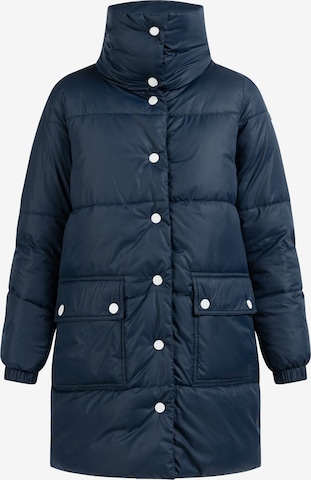 DreiMaster Maritim Zimní kabát – modrá: přední strana