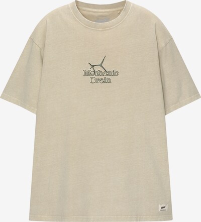Pull&Bear T-Shirt in sand / tanne / hellgrün, Produktansicht
