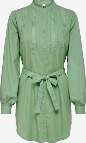 JDY Shirt Dress 'Theodor' in Green: front