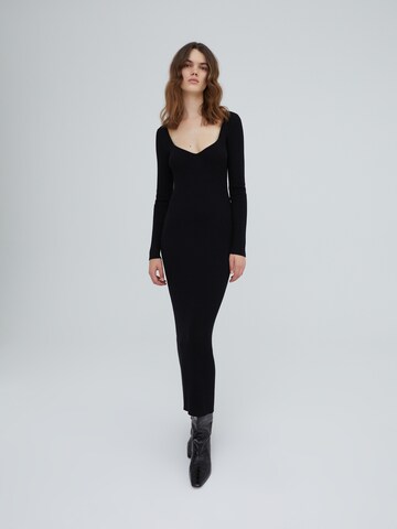 EDITED Knitted dress 'Catherine' in Black