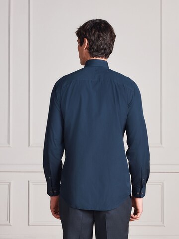 Next Regular fit Button Up Shirt in Blue