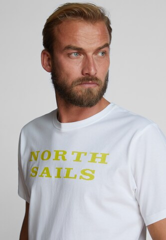 North Sails T-Shirt in Weiß