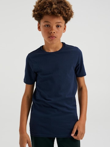 T-Shirt WE Fashion en bleu : devant