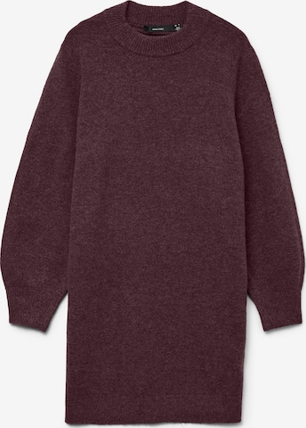 VERO MODA - Vestido de punto 'BESTI' en rojo: frente