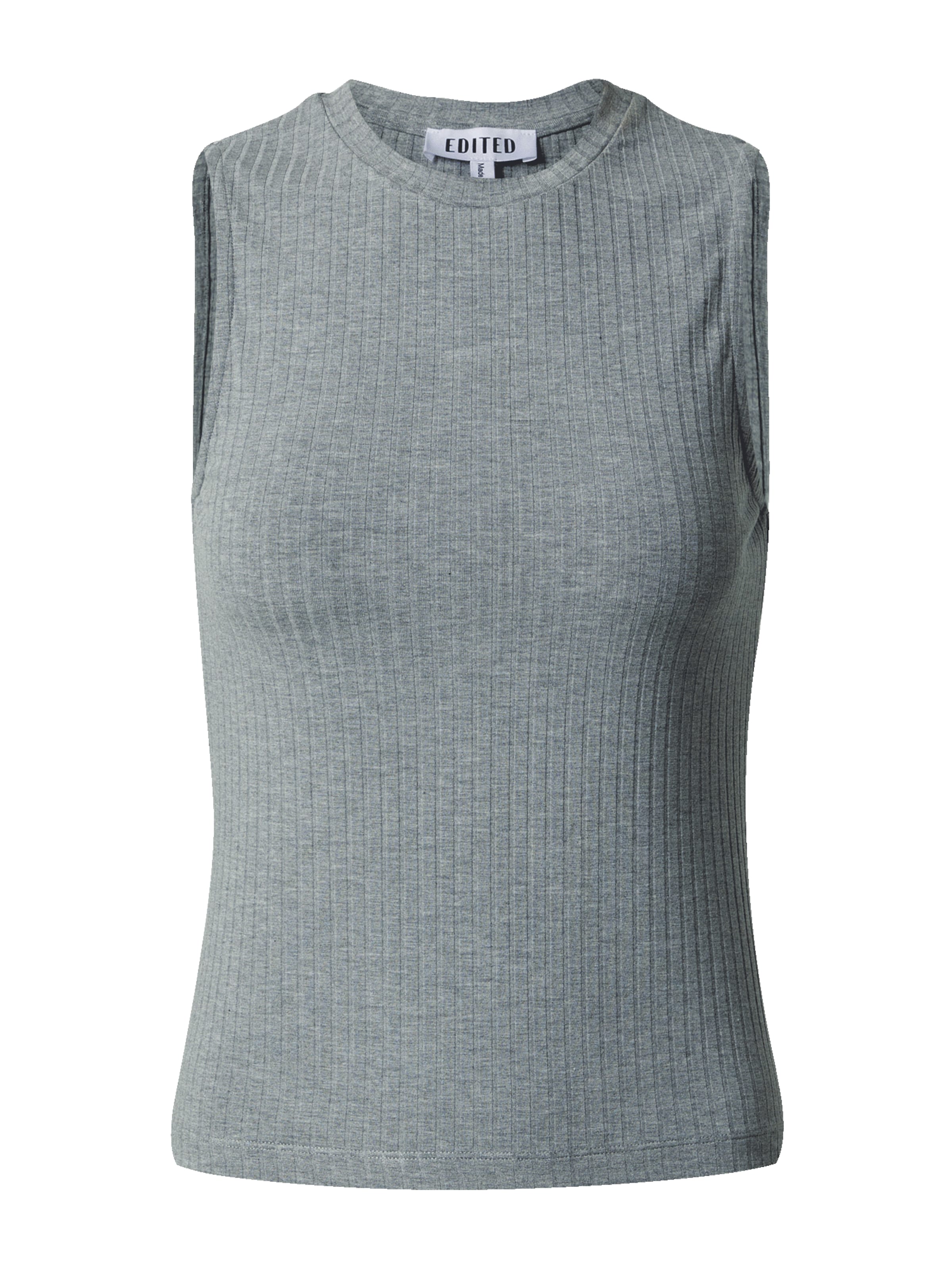 EDITED Top 'Naela' in Grau: Vorderseite