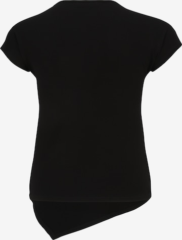 Doris Streich T-Shirt mit Blumen-Motiv in Schwarz
