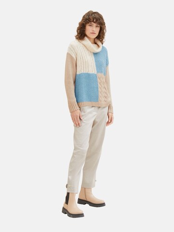 TOM TAILOR Sweater in Beige