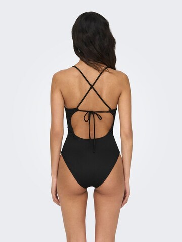 ONLY Triangle Swimsuit in Black