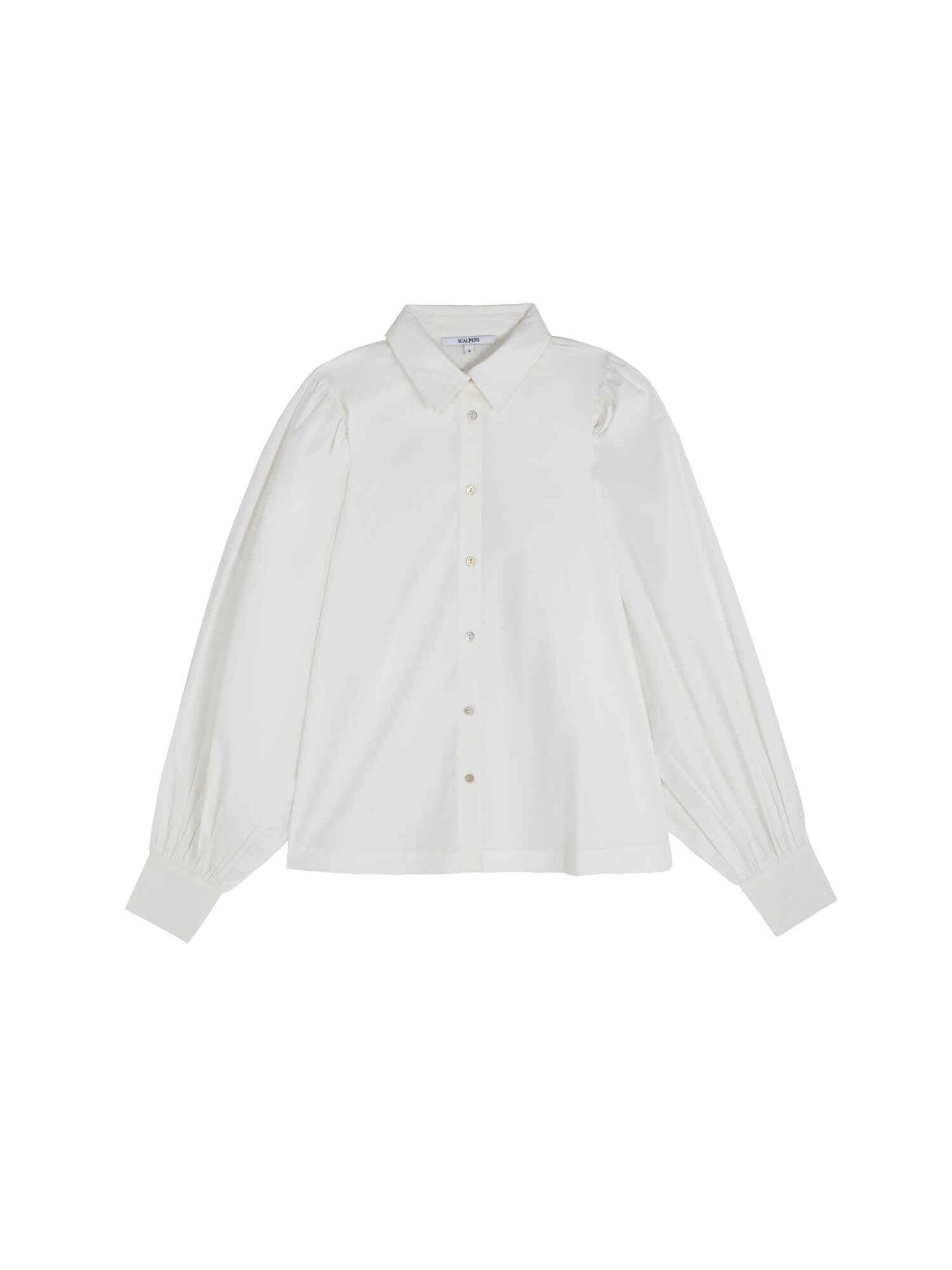 balts Scalpers Blūze: no priekšpuses