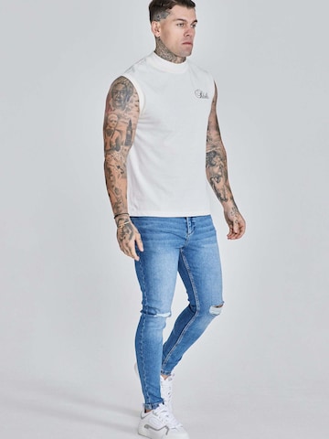 Maglietta 'Sleeveless' di SikSilk in beige