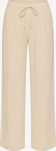 Pantaloni 'FLORYN – Palazzohose Crinkle' di fashionshowcase in beige: frontale