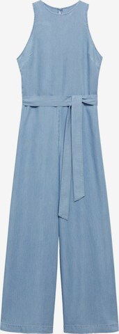 MANGO Jumpsuit 'Atena' in Blauw: voorkant