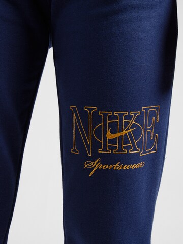 Nike Sportswear Tapered Παντελόνι 'Club Fleece' σε μπλε