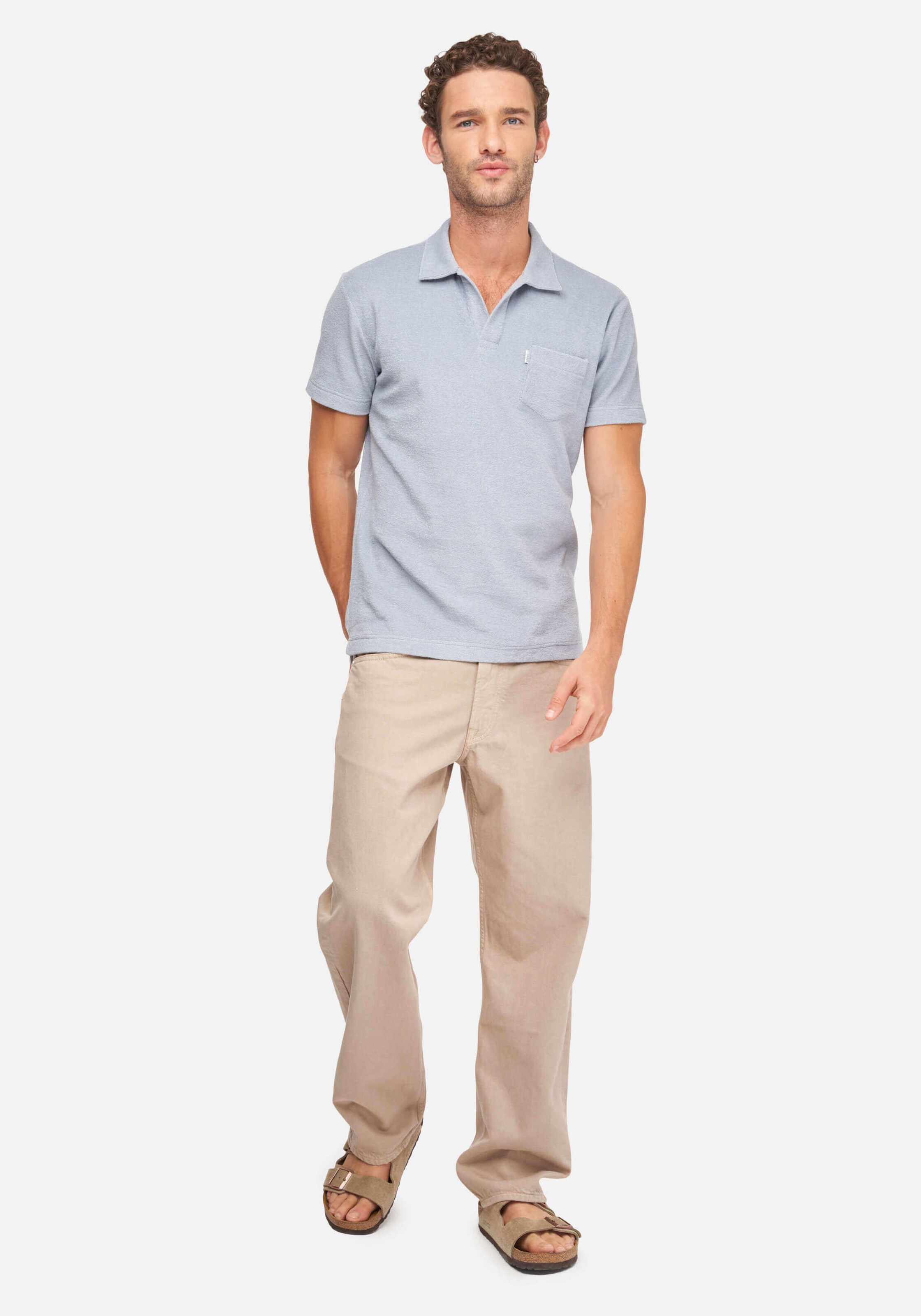 Männer Shirts STONES Shirt in Blau - CN25900 Männer Shirts STONES Shirt in Blau - CN25900