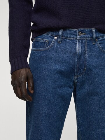 MANGO MAN Regular Jeans 'BEN' in Blauw