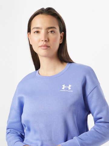 UNDER ARMOUR Sportsweatshirt 'Essential' in Blau