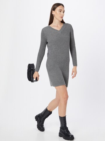 ONLY Knitted dress 'Melton' in Grey