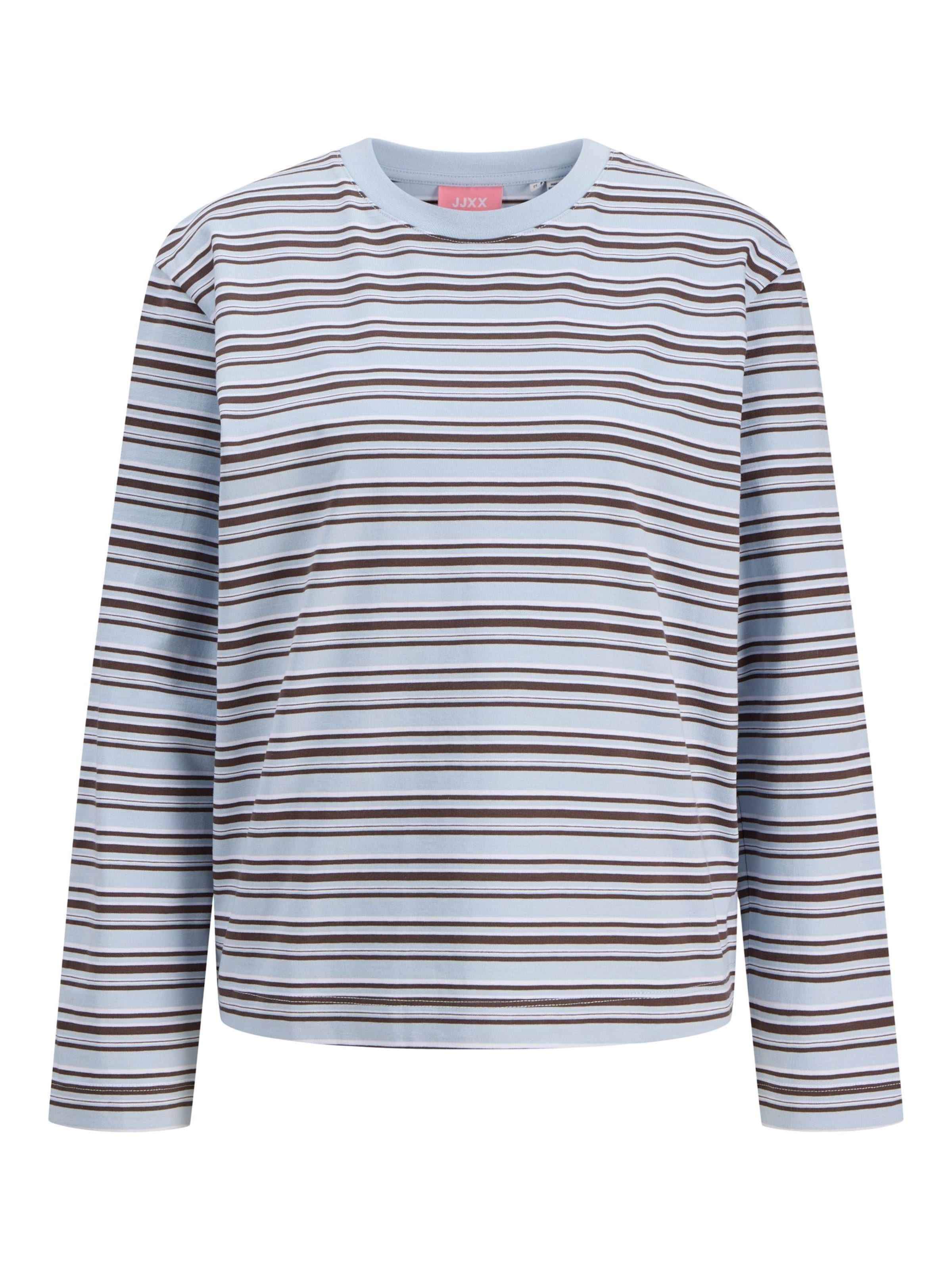 JJXX Camiseta 'JXSophia' en azul pastel / marrón / blanco, Vista del producto