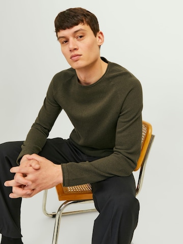 JACK & JONES Trui 'HILL' in Groen