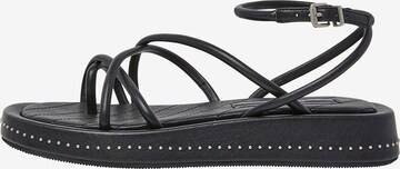 Pepe Jeans Strap Sandals ' SUMMER STUDS ' in Black: front