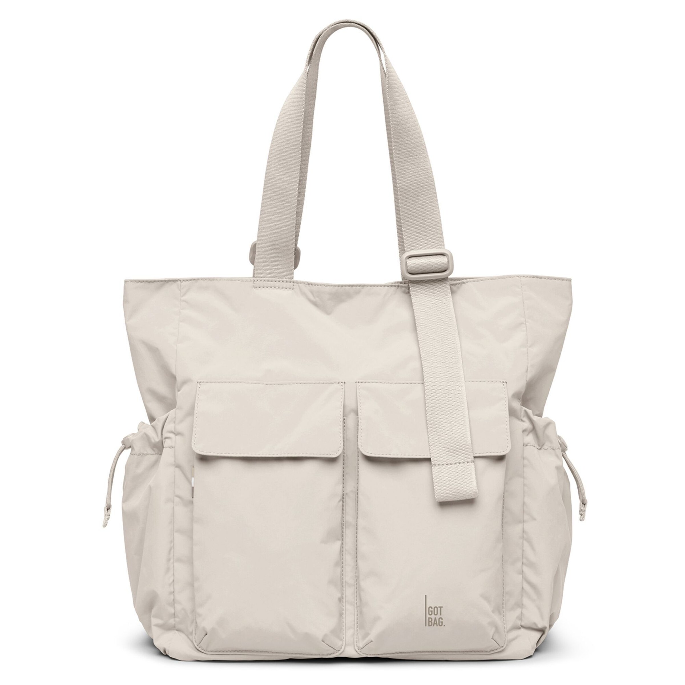 Borsa a spalla 'Mellow' di Got Bag in bianco: frontale