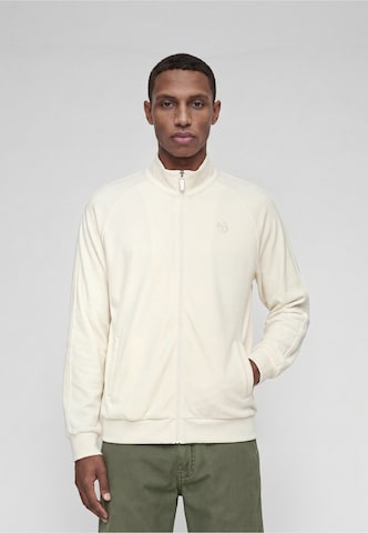 Sergio Tacchini Sweatvest in Wit: voorkant
