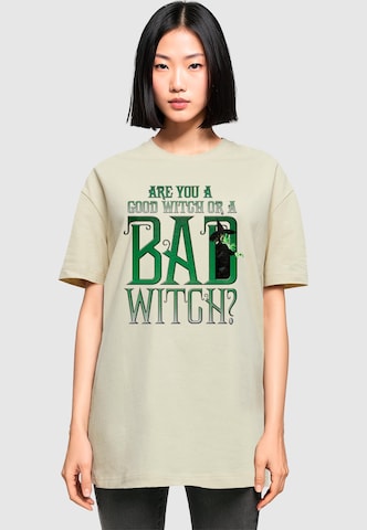 ABSOLUTE CULT T-Shirt 'The Wizard of Oz - Bad Witch' in Beige: Vorderseite