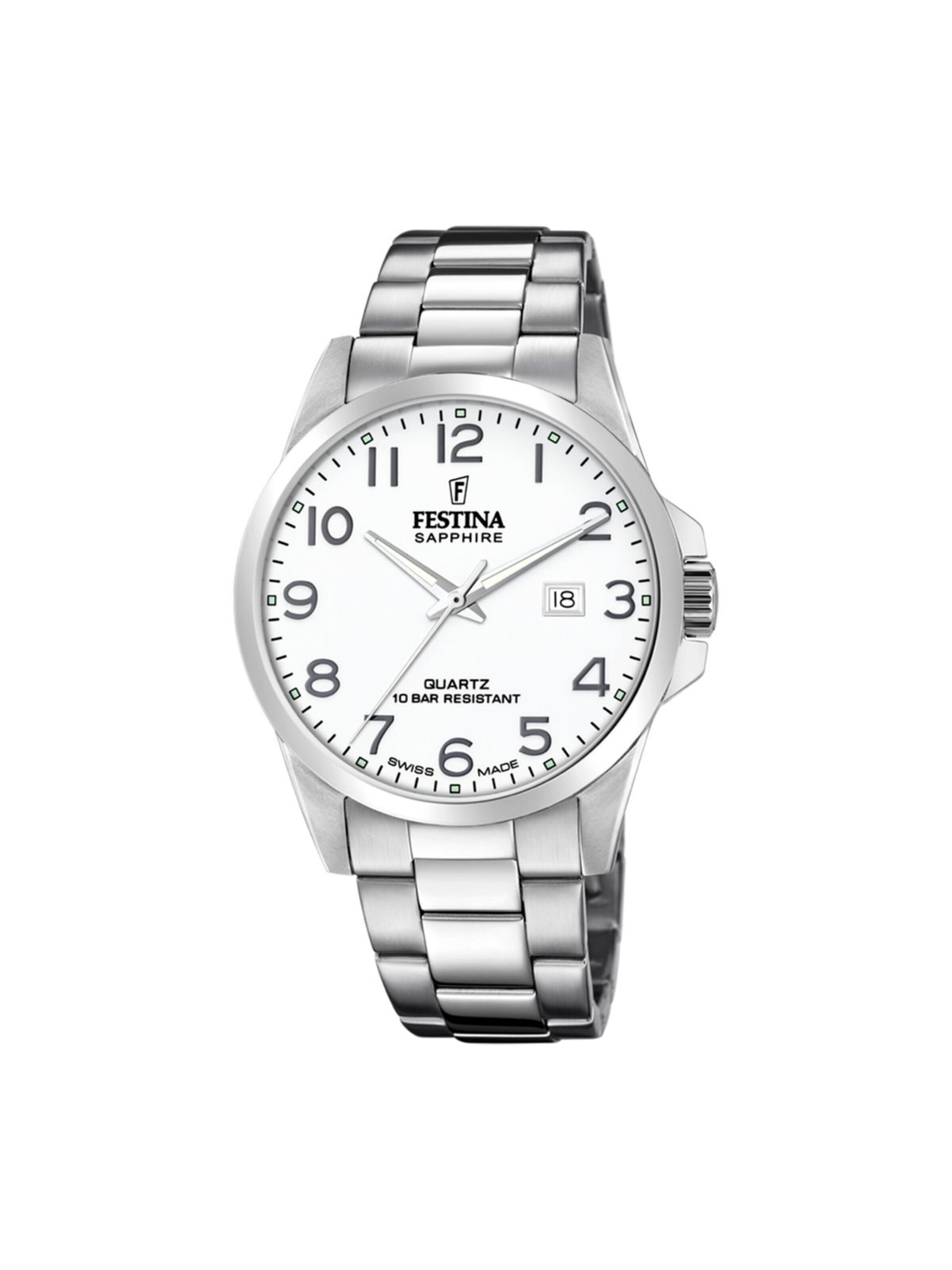 FESTINA Analoguhr‌‌‌‌‌‌‌ in Silber: Vorderseite