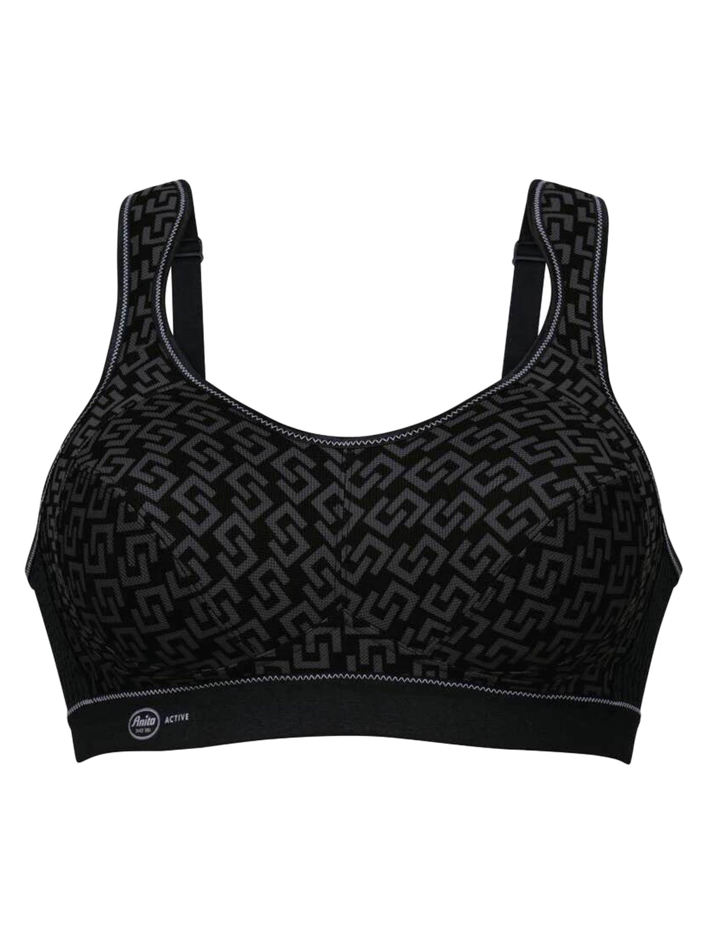 ANITA Minimiser Bra 'Extreme Control' in Black: front