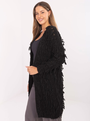 Madnezz House Strickjacke '0820.85' in Schwarz
