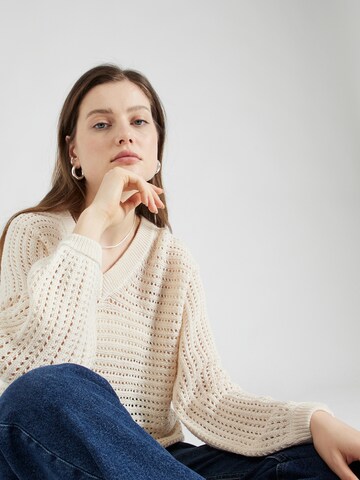 VERO MODA Sweater 'FABULOUS' in Beige