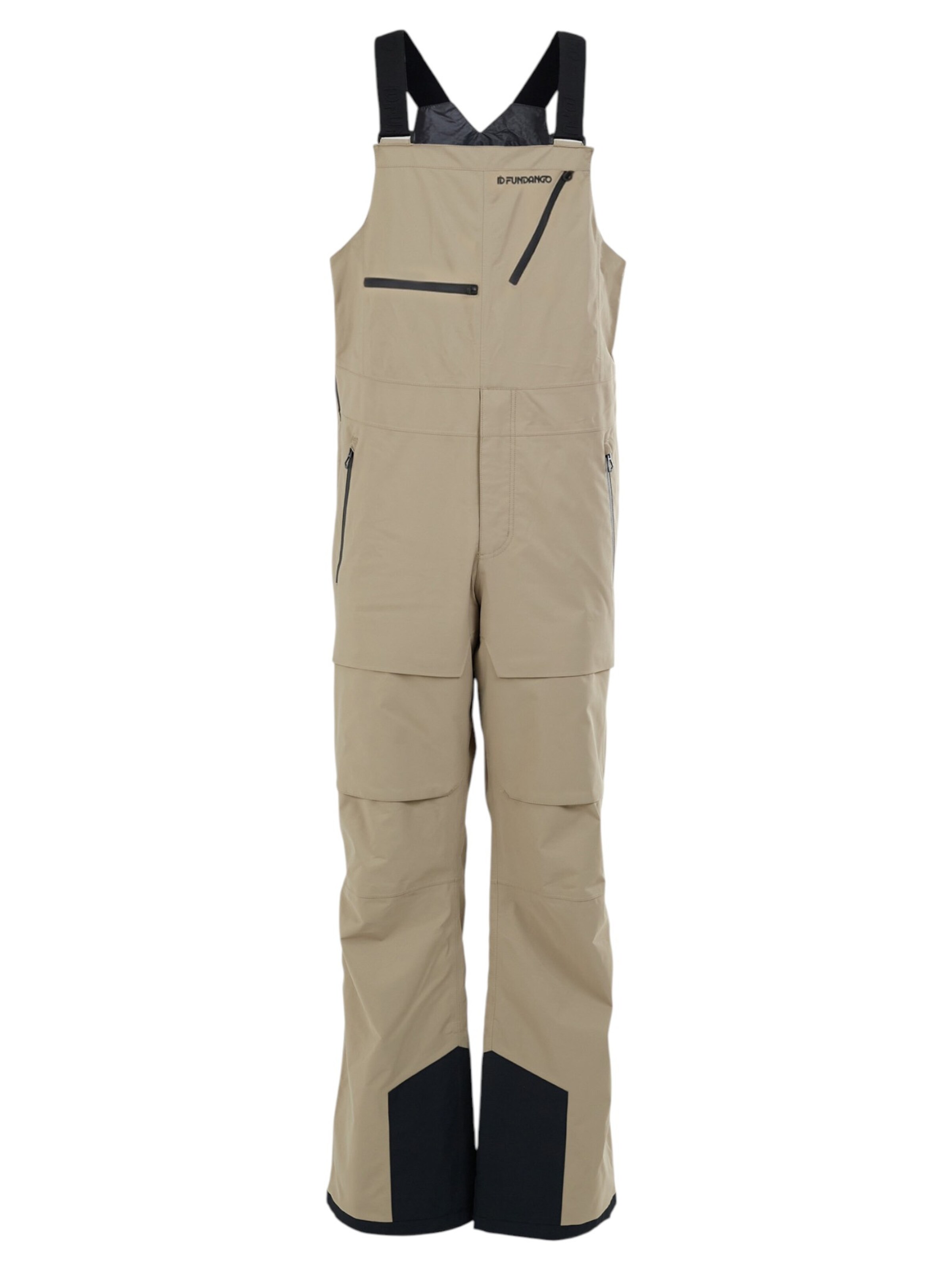 Fundango Skihose 'Benton 3L Bib' in Beige: Vorderseite