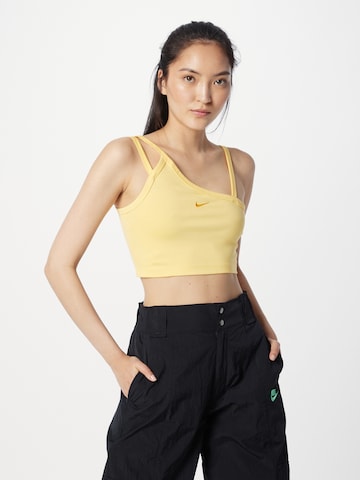 Nike Sportswear Τοπ σε κίτρινο: μπροστά