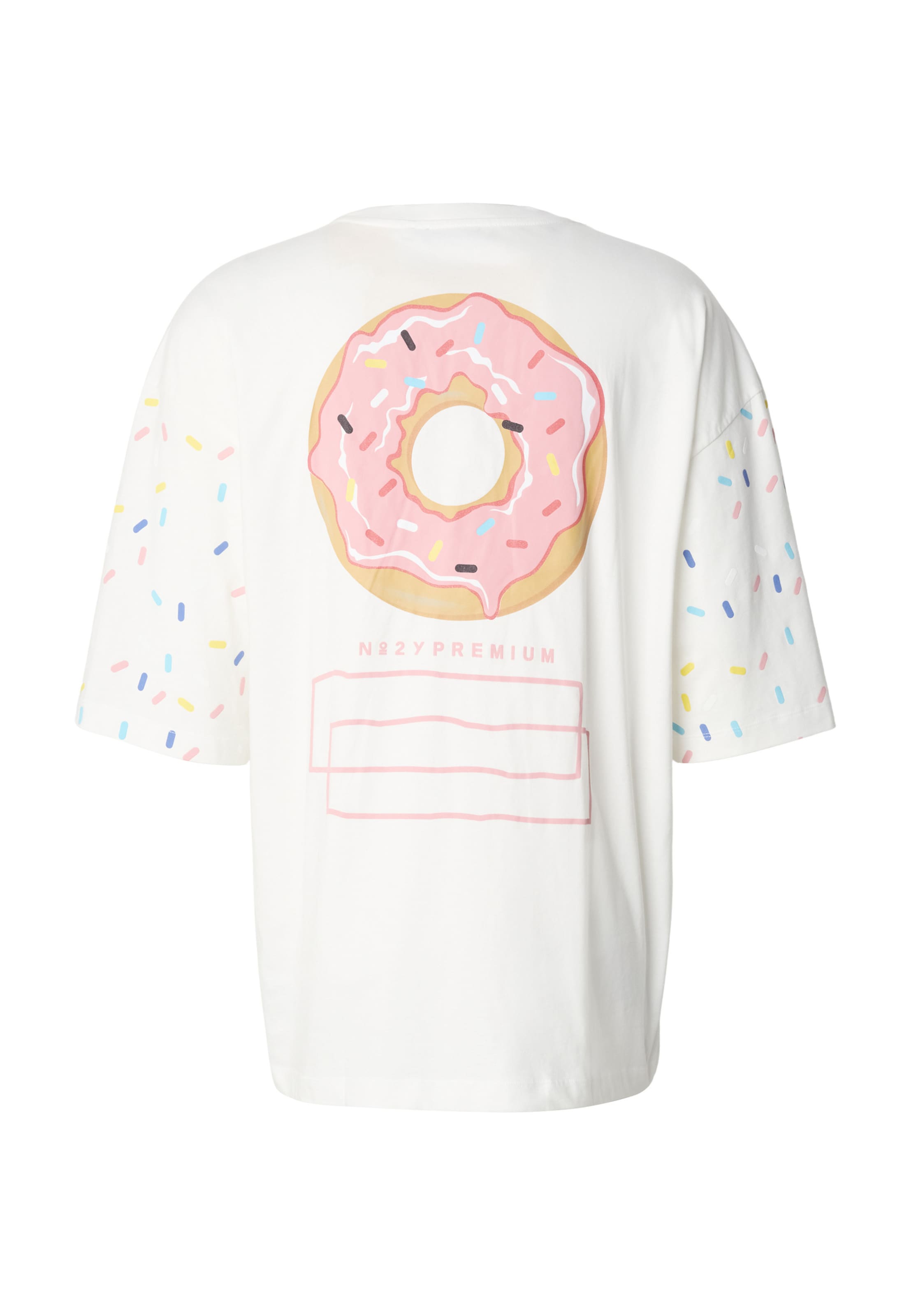 Maglietta 'Sprinkle Donut' di 2Y Premium in bianco