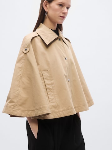 BOSS Cape 'C_Clari' in Braun