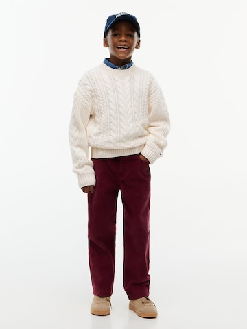 Loosefit Pantalon TOMMY HILFIGER en rouge