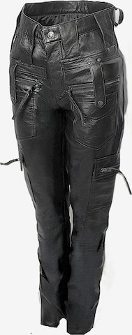 Regular Pantalon cargo Be Noble en noir : devant