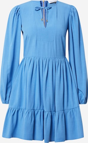 Closet London Dress in Blue: front