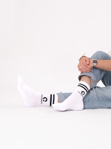 Occulto Athletic Socks 'Ray' in White