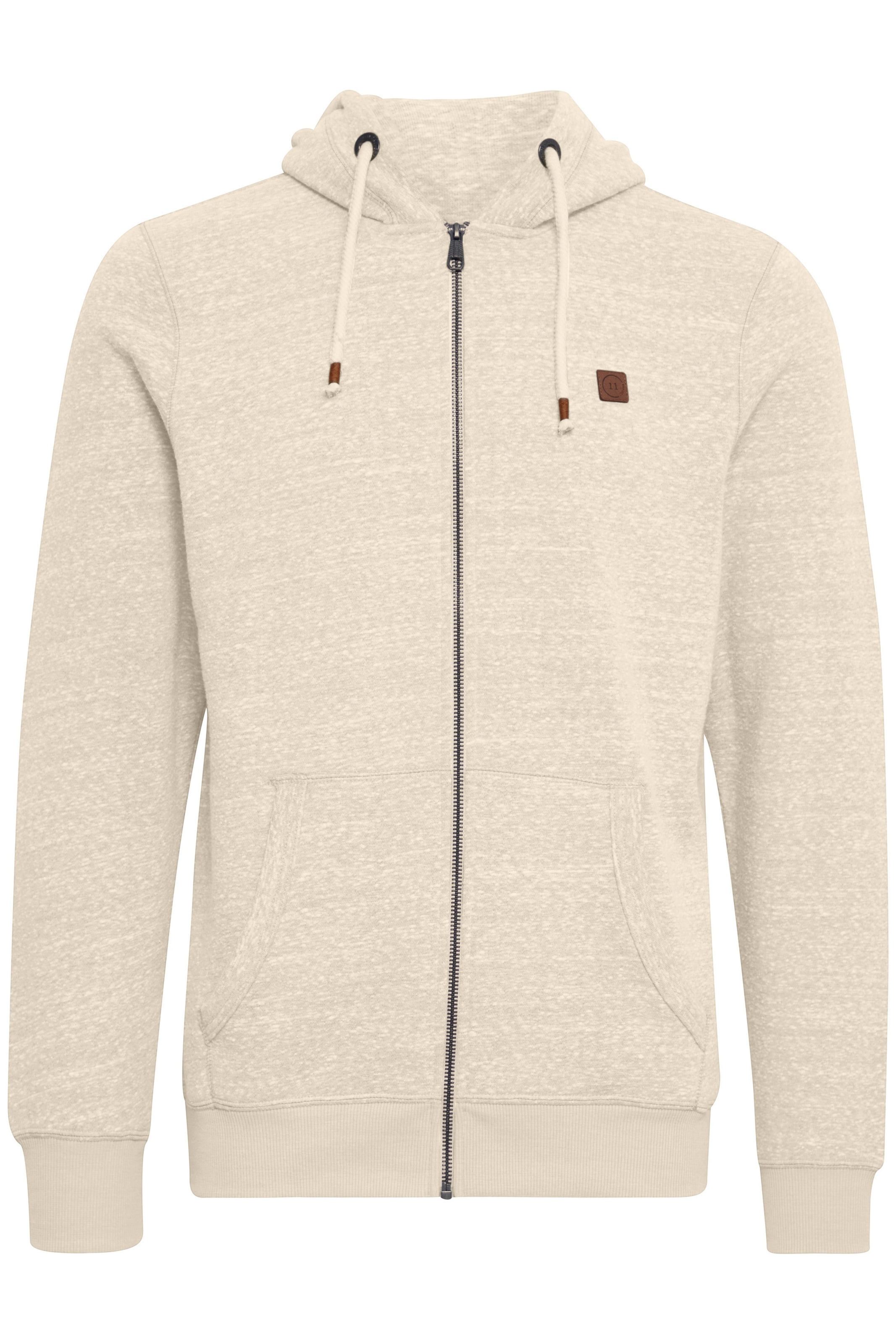 11 Project Sweatjacke "PRBjarne" in Beige: Vorderseite